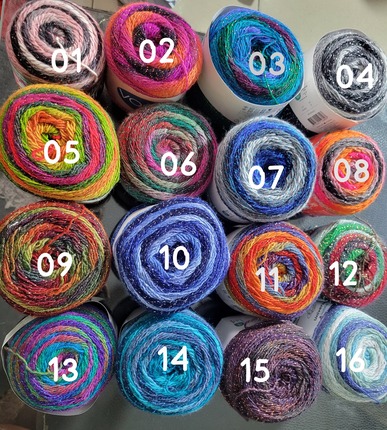 HOBBII GLITTER CAKE YARN