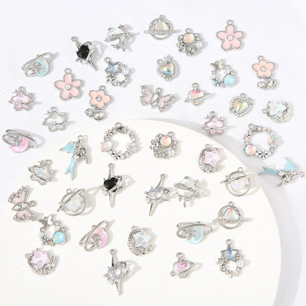 ALLOY CRYSTAL CHARM